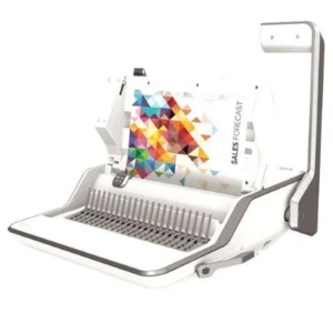 Fellowes Lyra™ 3-in-1 - 5603101 - Χειροκίνητο Βιβλιοδετικό Πλαστικού Σπιράλ, Συρραπτικό & Διατρητικό έως 300 Φύλλα