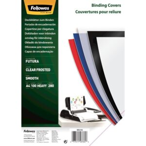 Εξώφυλλο Βιβλιοδεσίας Fellowes Futura Polypropylene – 5376501 – Διαφανές Γαλακτώδες, 280mic | Α4, Συσκευασία 100τεμ