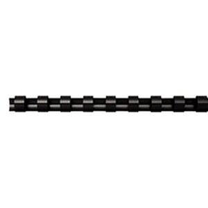 Πλαστικό Σπιράλ Fellowes 10mm – 5346108 – Μαύρο,21 Δακτυλιων  Στρογγυλό | Οικονομική Συσκευασία 100τεμ
