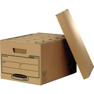 Κουτί Αποθήκευσης Fellowes Bankers Box® Earth Series Large – 4470701 – Καφέ | Πωλείται σε Κιβώτιο 10 Τεμαχίων