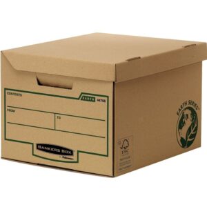 Κουτί Αποθήκευσης Fellowes Bankers Box® Earth Series Flip Top Cube – 4470809 – Καφέ | Πωλείται σε Κιβώτιο 10 Τεμαχίων