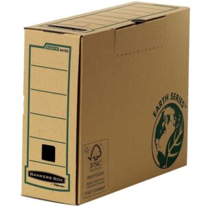 Κουτί Μεταφοράς Fellowes Bankers Box® Earth Series – 4470201 – Καφέ, 100mm | Για Έγγραφα Μεγέθους Α4 | Πωλείται σε Κιβώτιο 20 Τεμαχίων
