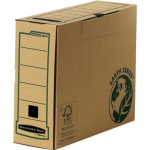 Κουτί Μεταφοράς Fellowes -4473102 -Bankers Box® Earth Series A4+ 100mm — Συσκευασία 20 Τεμαχίων