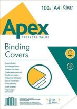 Πλαστικό Εξώφυλλο Apex/Fellowes PVC – 6500001 – Διαφανές, 150mic | Α4, Συσκευασία 100τεμ